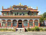 Pokhara Karma Dubgyu Chokhorling Monastery 06 Main Prayer Hall Building Entrance 